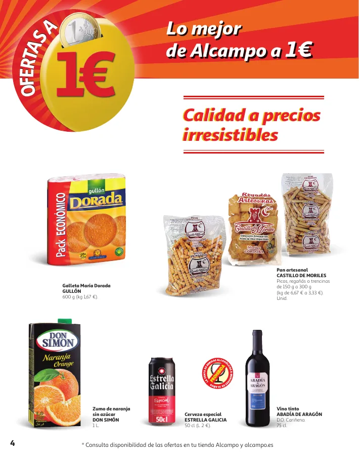 Número de página 4 del folleto promocional de la tienda Alcampo - Descubre todos los productos en ofert... - fecha de vigencia: desde25.04 bis 15.05