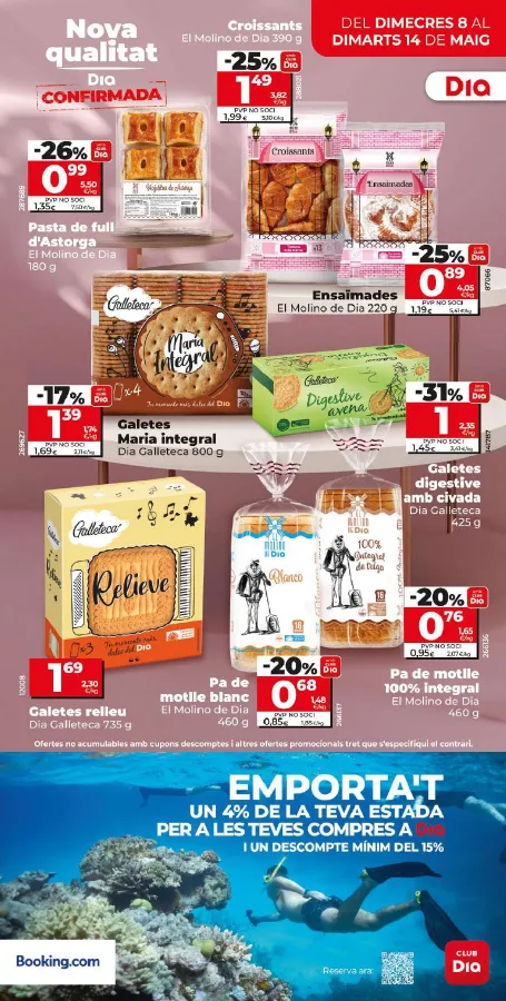 Número de página 9 del folleto promocional de la tienda Dia - Próximo Folleto - fecha de vigencia: desde08.05 bis 14.05