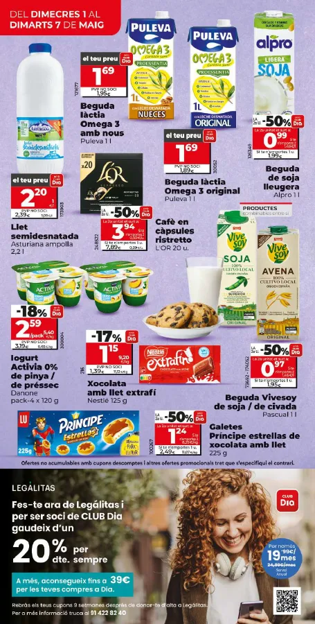 Número de página 8 del folleto promocional de la tienda Dia - Folleto Actual - fecha de vigencia: desde01.05 bis 07.05