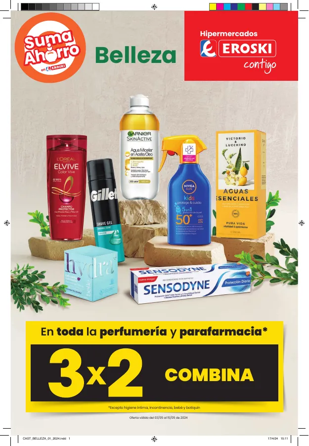 Número de página 64 del folleto promocional de la tienda Eroski - Hipermercado EROSKI - fecha de vigencia: desde03.05 bis 14.05