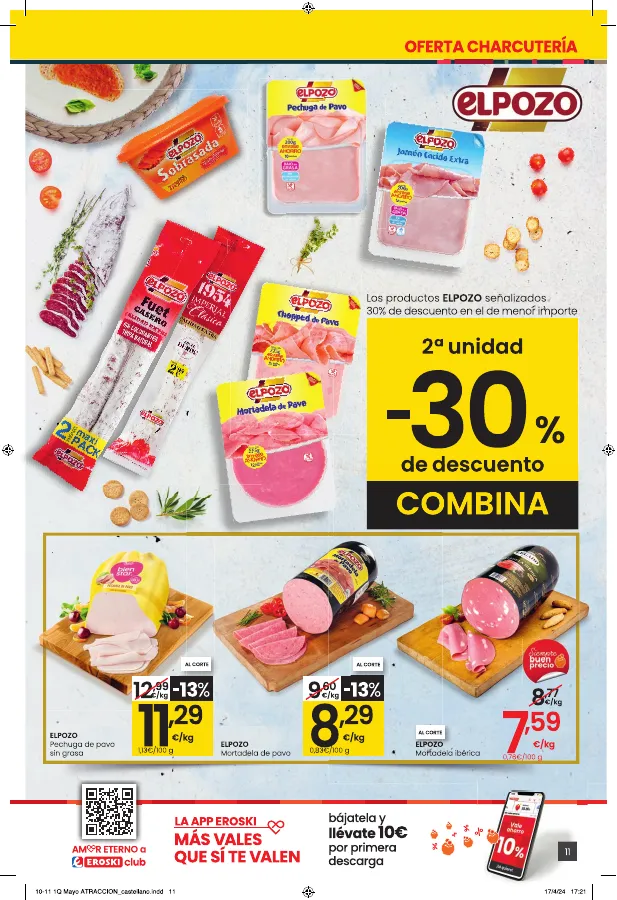 Número de página 11 del folleto promocional de la tienda Eroski - EROSKI center - fecha de vigencia: desde03.05 bis 14.05