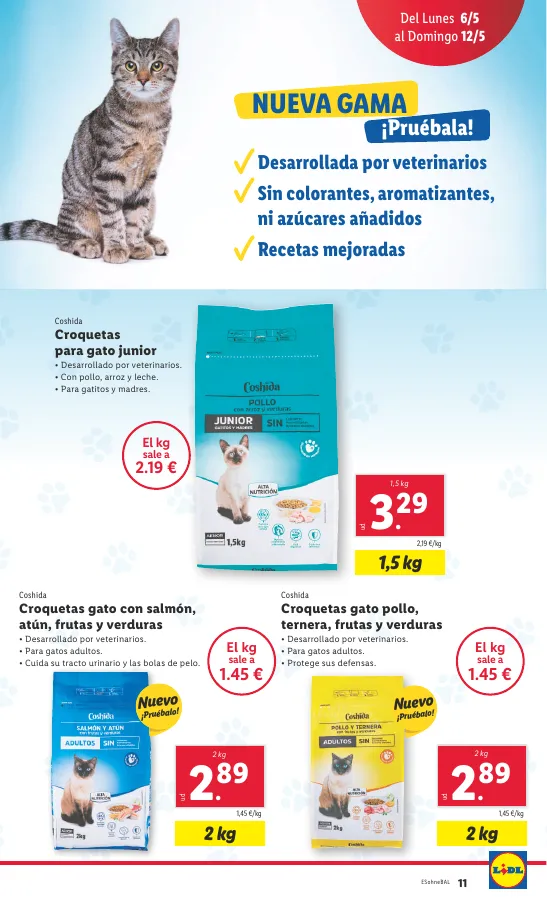 Número de página 15 del folleto promocional de la tienda Lidl - Marca la dferencja - fecha de vigencia: desde06.05 bis 12.05