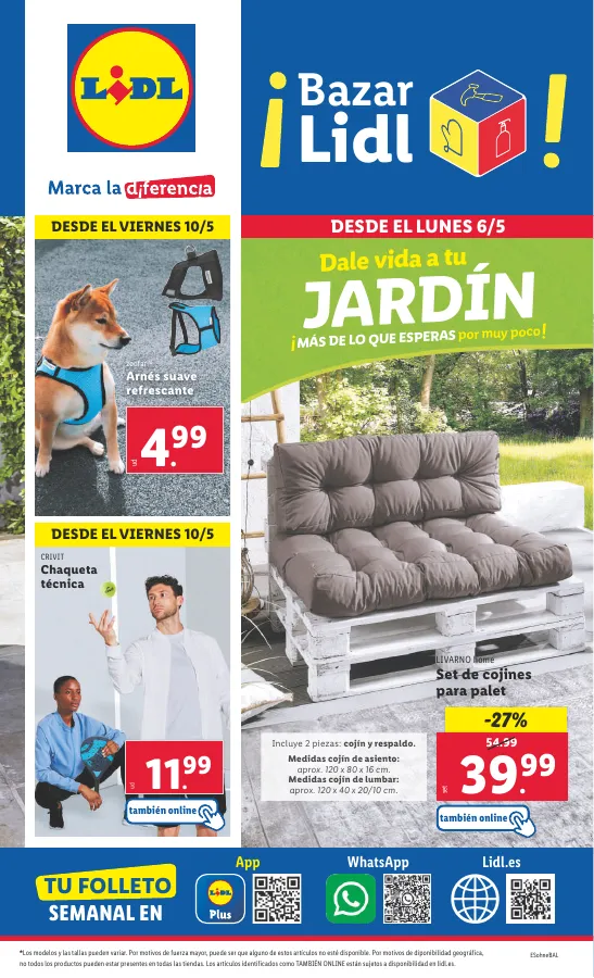 Número de página 29 del folleto promocional de la tienda Lidl - Marca la dferencja - fecha de vigencia: desde06.05 bis 12.05