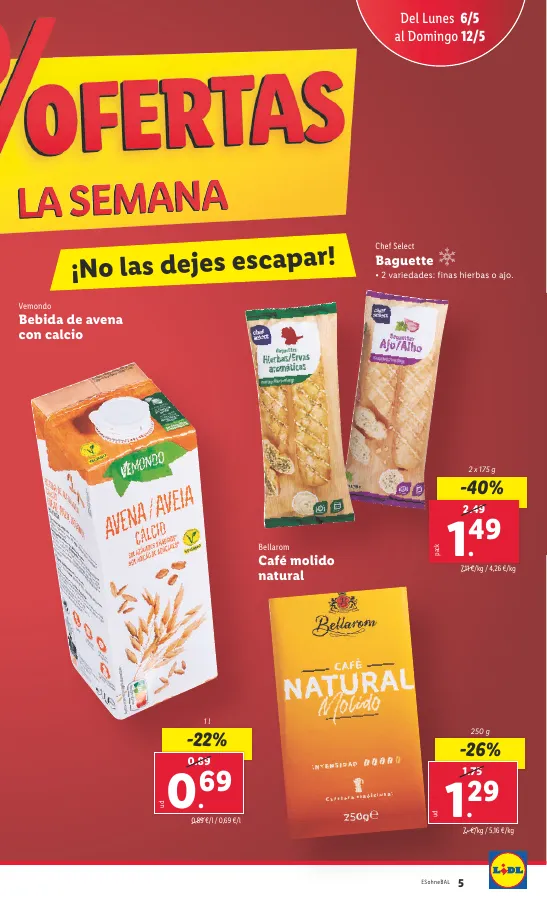 Número de página 7 del folleto promocional de la tienda Lidl - Marca la dferencja - fecha de vigencia: desde06.05 bis 12.05