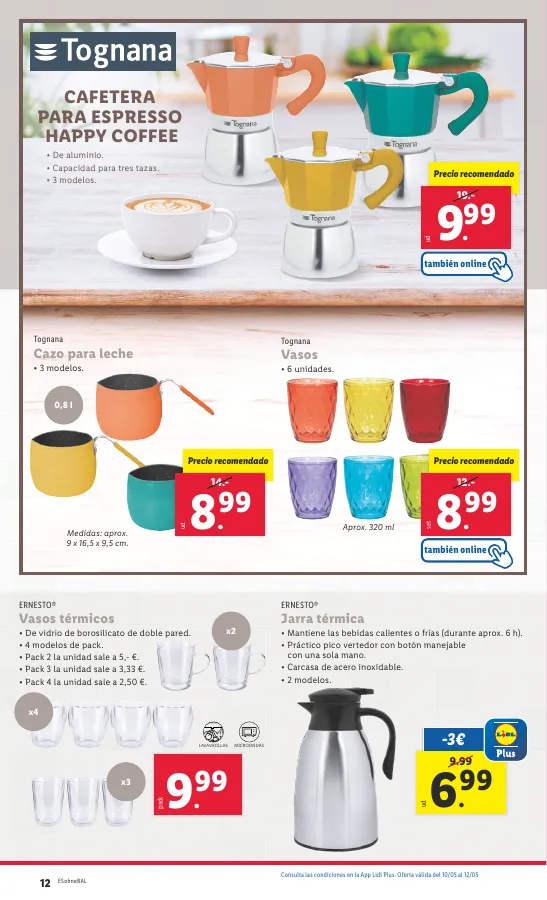 Número de página 14 del folleto promocional de la tienda Lidl - Bazar Lidl - fecha de vigencia: desde06.05 bis 10.05