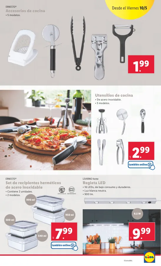 Número de página 17 del folleto promocional de la tienda Lidl - Bazar Lidl - fecha de vigencia: desde06.05 bis 10.05