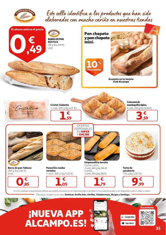 Número de página 35 del folleto promocional de la tienda Alcampo - 2 unidad -50% en una gran seleccion - fecha de vigencia: desde16.05 bis 29.05