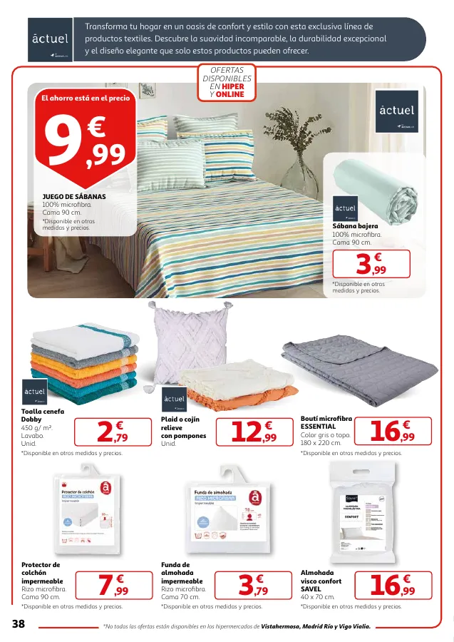 Número de página 38 del folleto promocional de la tienda Alcampo - 2 unidad -50% en una gran seleccion - fecha de vigencia: desde16.05 bis 29.05