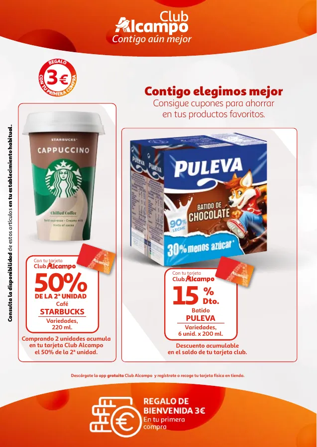 Número de página 9 del folleto promocional de la tienda Alcampo - Promociones Club Alcampo Contiego aun mejor - fecha de vigencia: desde16.05 bis 29.05