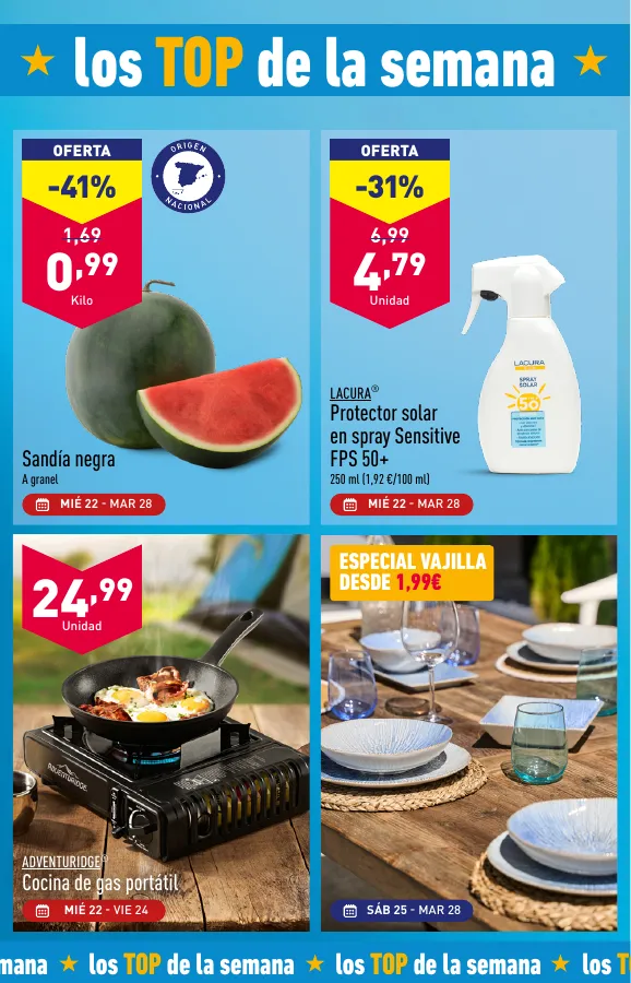 Número de página 2 del folleto promocional de la tienda Aldi - Folleto semanal Península  - fecha de vigencia: desde22.05 bis 28.05