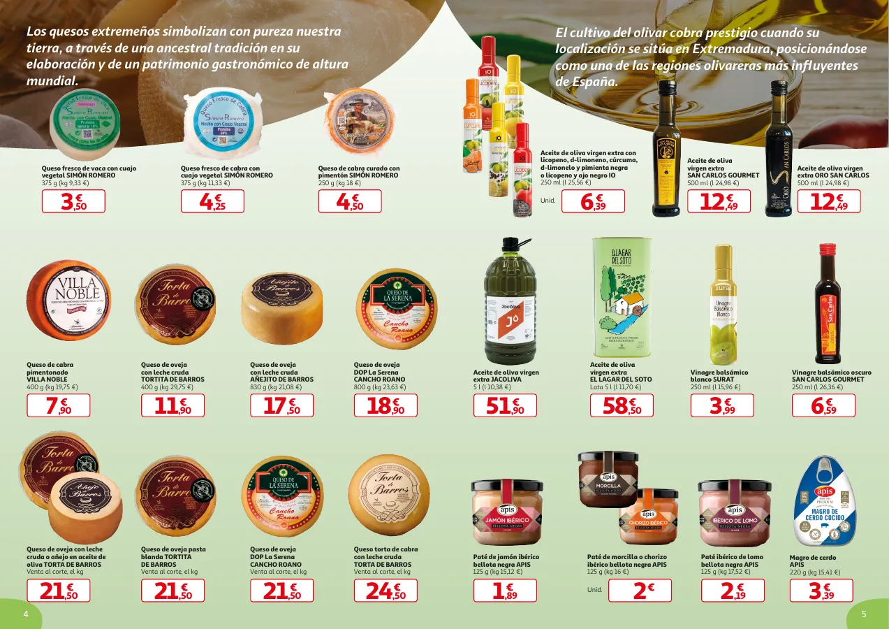 Número de página 3 del folleto promocional de la tienda Alcampo - Alimentos de Extremadura - fecha de vigencia: desde04.06 bis 22.06