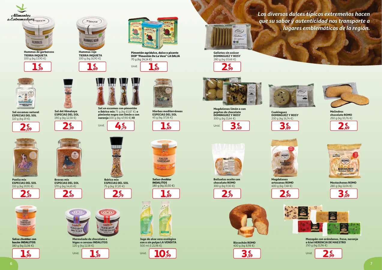 Número de página 4 del folleto promocional de la tienda Alcampo - Alimentos de Extremadura - fecha de vigencia: desde04.06 bis 22.06