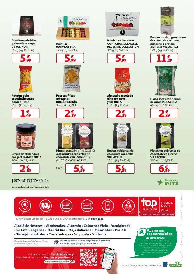 Número de página 5 del folleto promocional de la tienda Alcampo - Alimentos de Extremadura - fecha de vigencia: desde04.06 bis 22.06