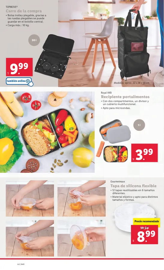 Número de página 12 del folleto promocional de la tienda Lidl - FOLLETO BAZAR 1/4 - fecha de vigencia: desde01.04 bis 30.04