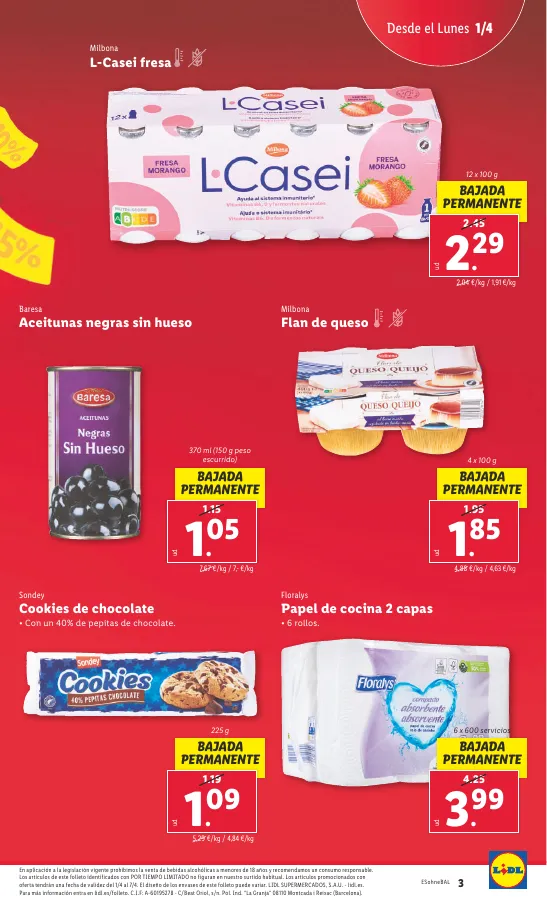 Número de página 23 del folleto promocional de la tienda Lidl - FOLLETO BAZAR 1/4 - fecha de vigencia: desde01.04 bis 30.04