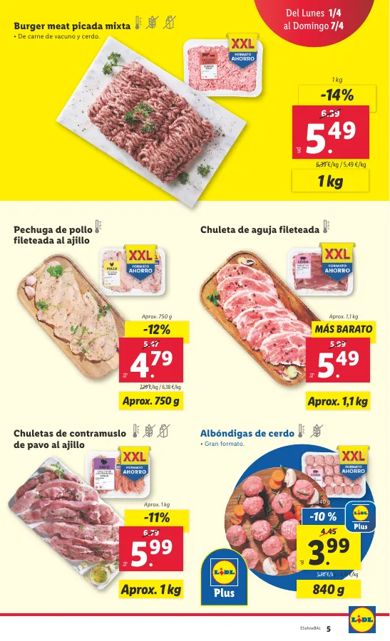 Número de página 25 del folleto promocional de la tienda Lidl - FOLLETO BAZAR 1/4 - fecha de vigencia: desde01.04 bis 30.04