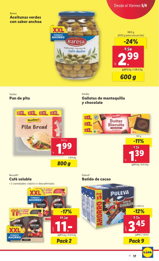 Número de página 37 del folleto promocional de la tienda Lidl - FOLLETO BAZAR 1/4 - fecha de vigencia: desde01.04 bis 30.04