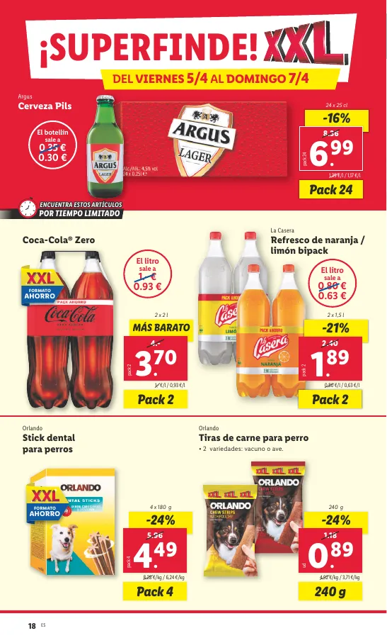 Número de página 38 del folleto promocional de la tienda Lidl - FOLLETO BAZAR 1/4 - fecha de vigencia: desde01.04 bis 30.04