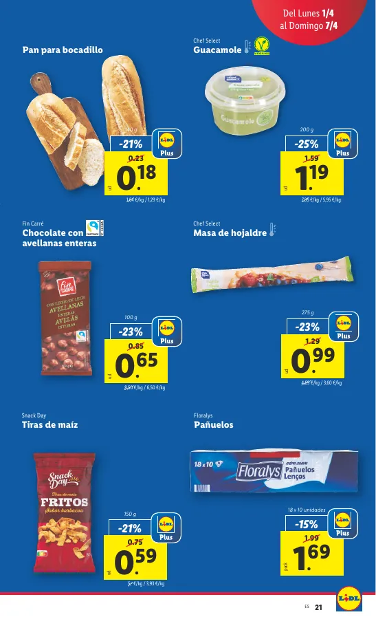 Número de página 41 del folleto promocional de la tienda Lidl - FOLLETO BAZAR 1/4 - fecha de vigencia: desde01.04 bis 30.04