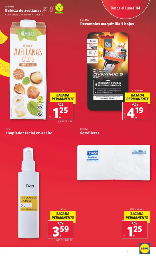 Número de página 43 del folleto promocional de la tienda Lidl - FOLLETO BAZAR 1/4 - fecha de vigencia: desde01.04 bis 30.04