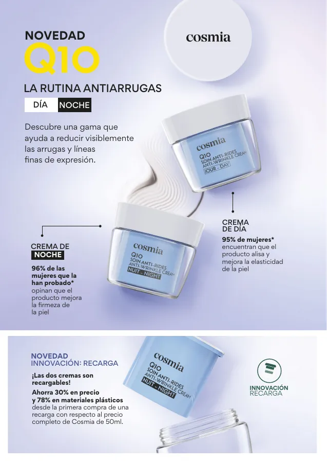 Número de página 10 del folleto promocional de la tienda Alcampo - Cosmia freedom of beauty en exclusiva... - fecha de vigencia: desde30.05 bis 31.12