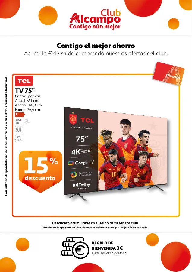 Número de página 16 del folleto promocional de la tienda Alcampo - Promociones Club Alcampo Contigo aún ... - fecha de vigencia: desde30.06 bis 12.06