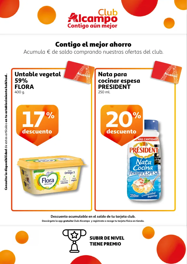 Número de página 7 del folleto promocional de la tienda Alcampo - Promociones Club Alcampo Contigo aún ... - fecha de vigencia: desde30.06 bis 12.06