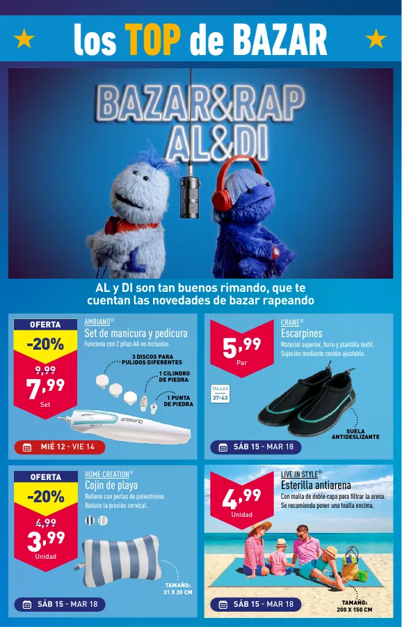 Número de página 15 del folleto promocional de la tienda Aldi - Al buen tiempo  - fecha de vigencia: desde12.06 bis 18.06