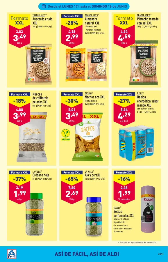 Número de página 28 del folleto promocional de la tienda Aldi - Al buen tiempo  - fecha de vigencia: desde12.06 bis 18.06