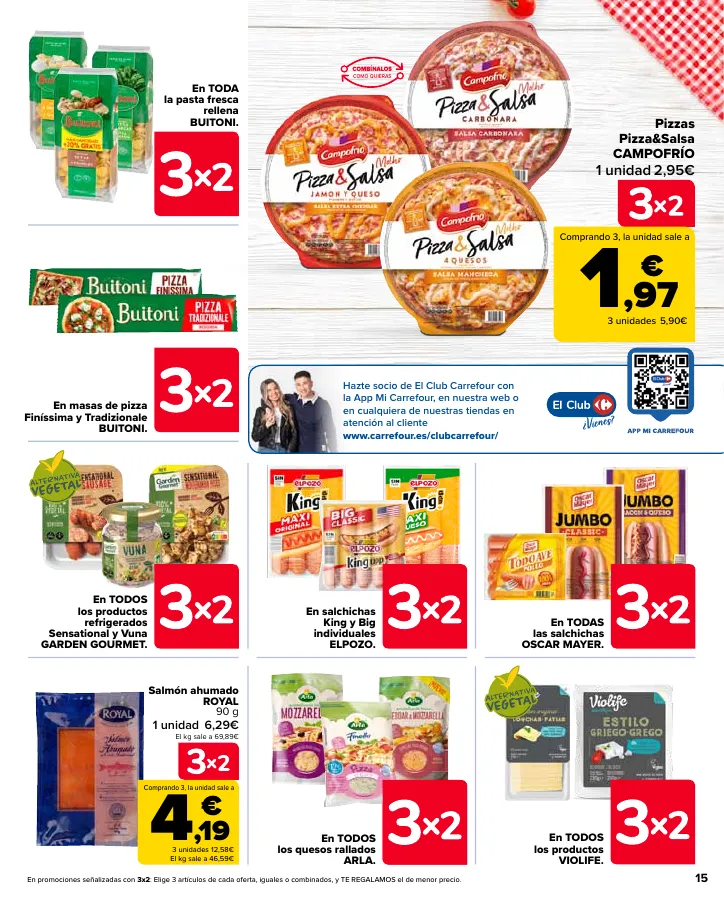 Número de página 15 del folleto promocional de la tienda Carrefour - En mas de 4000 productos - fecha de vigencia: desde24.05 bis 10.06