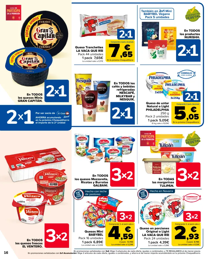 Número de página 16 del folleto promocional de la tienda Carrefour - En mas de 4000 productos - fecha de vigencia: desde24.05 bis 10.06