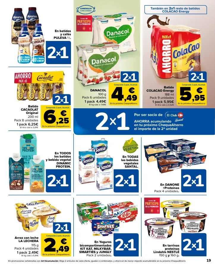 Número de página 19 del folleto promocional de la tienda Carrefour - En mas de 4000 productos - fecha de vigencia: desde24.05 bis 10.06