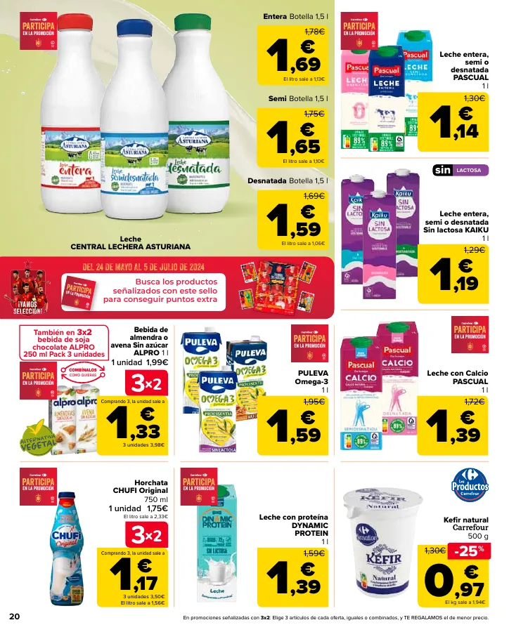 Número de página 20 del folleto promocional de la tienda Carrefour - En mas de 4000 productos - fecha de vigencia: desde24.05 bis 10.06