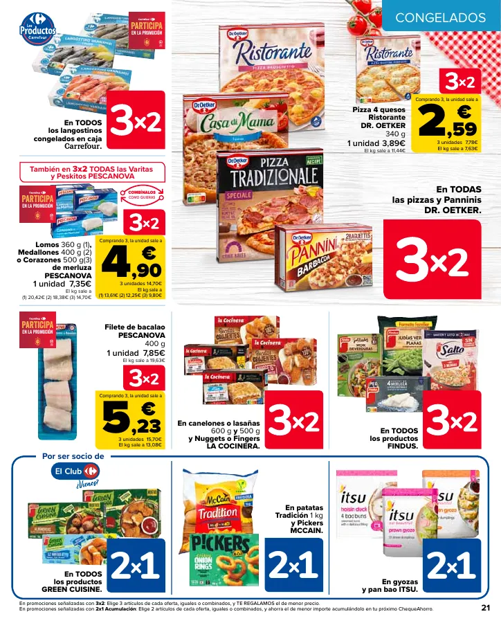 Número de página 21 del folleto promocional de la tienda Carrefour - En mas de 4000 productos - fecha de vigencia: desde24.05 bis 10.06