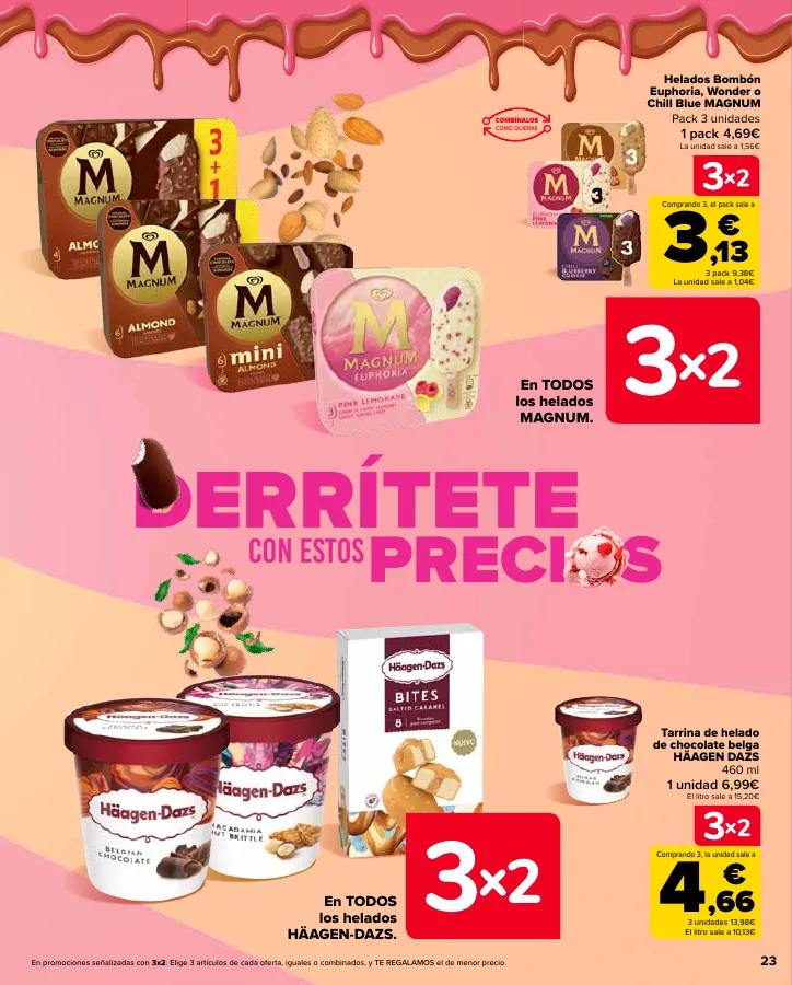 Número de página 23 del folleto promocional de la tienda Carrefour - En mas de 4000 productos - fecha de vigencia: desde24.05 bis 10.06