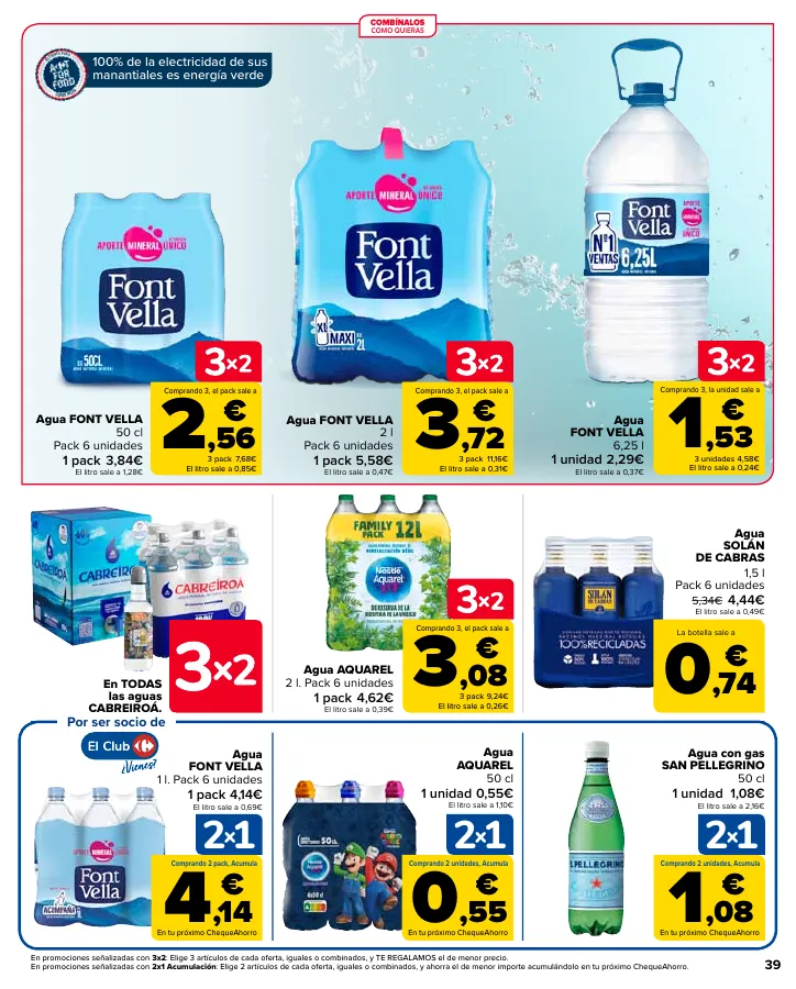 Número de página 39 del folleto promocional de la tienda Carrefour - En mas de 4000 productos - fecha de vigencia: desde24.05 bis 10.06