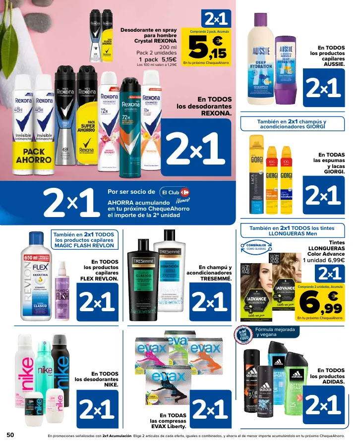 Número de página 50 del folleto promocional de la tienda Carrefour - En mas de 4000 productos - fecha de vigencia: desde24.05 bis 10.06