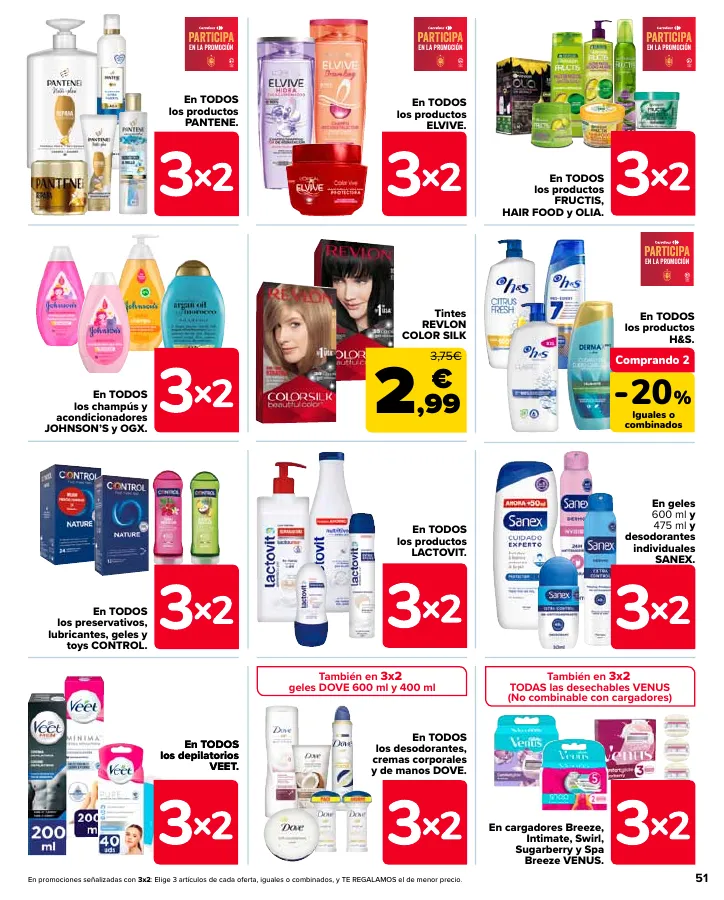 Número de página 51 del folleto promocional de la tienda Carrefour - En mas de 4000 productos - fecha de vigencia: desde24.05 bis 10.06