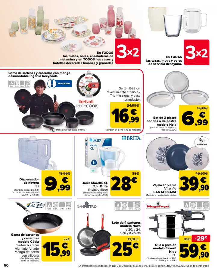 Número de página 60 del folleto promocional de la tienda Carrefour - En mas de 4000 productos - fecha de vigencia: desde24.05 bis 10.06