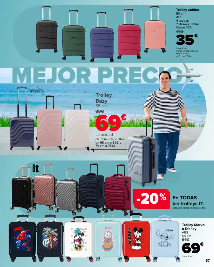 Número de página 67 del folleto promocional de la tienda Carrefour - En mas de 4000 productos - fecha de vigencia: desde24.05 bis 10.06