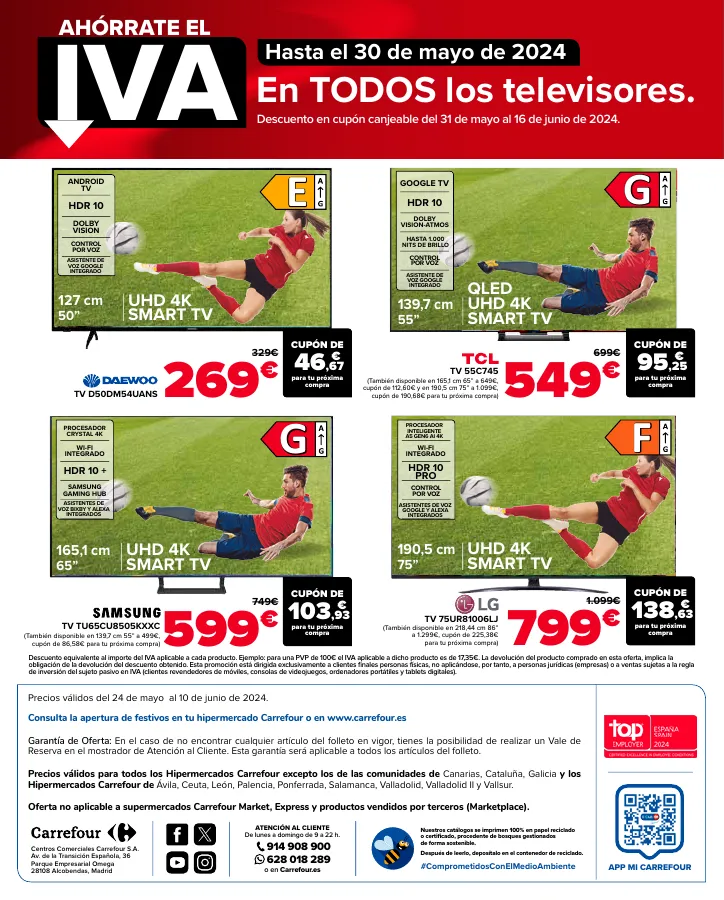 Número de página 78 del folleto promocional de la tienda Carrefour - En mas de 4000 productos - fecha de vigencia: desde24.05 bis 10.06