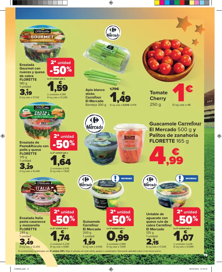 Número de página 15 del folleto promocional de la tienda Carrefour - la emocion se vive aqui - fecha de vigencia: desde07.06 bis 24.06