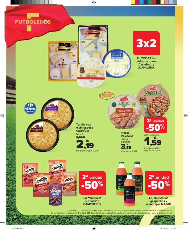 Número de página 2 del folleto promocional de la tienda Carrefour - la emocion se vive aqui - fecha de vigencia: desde07.06 bis 24.06