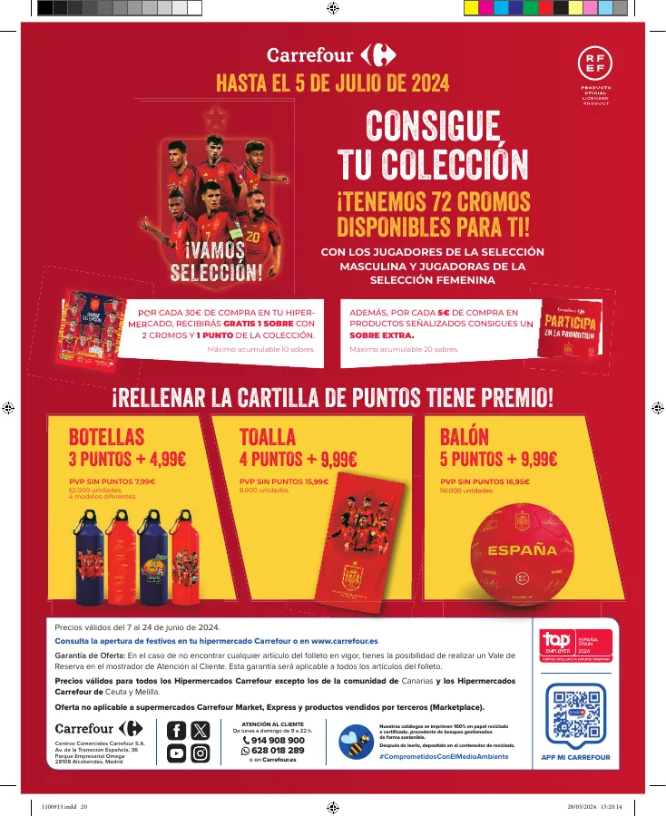 Número de página 20 del folleto promocional de la tienda Carrefour - la emocion se vive aqui - fecha de vigencia: desde07.06 bis 24.06