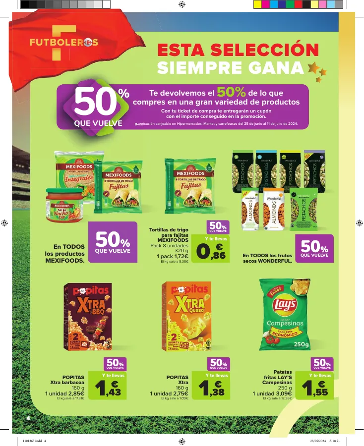 Número de página 4 del folleto promocional de la tienda Carrefour - la emocion se vive aqui - fecha de vigencia: desde07.06 bis 24.06