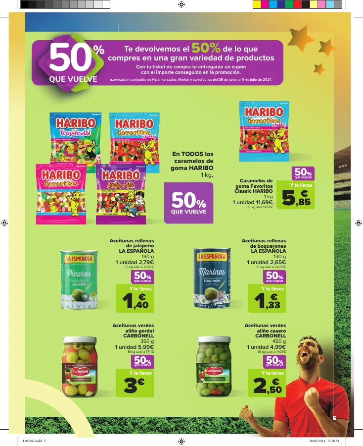 Número de página 5 del folleto promocional de la tienda Carrefour - la emocion se vive aqui - fecha de vigencia: desde07.06 bis 24.06