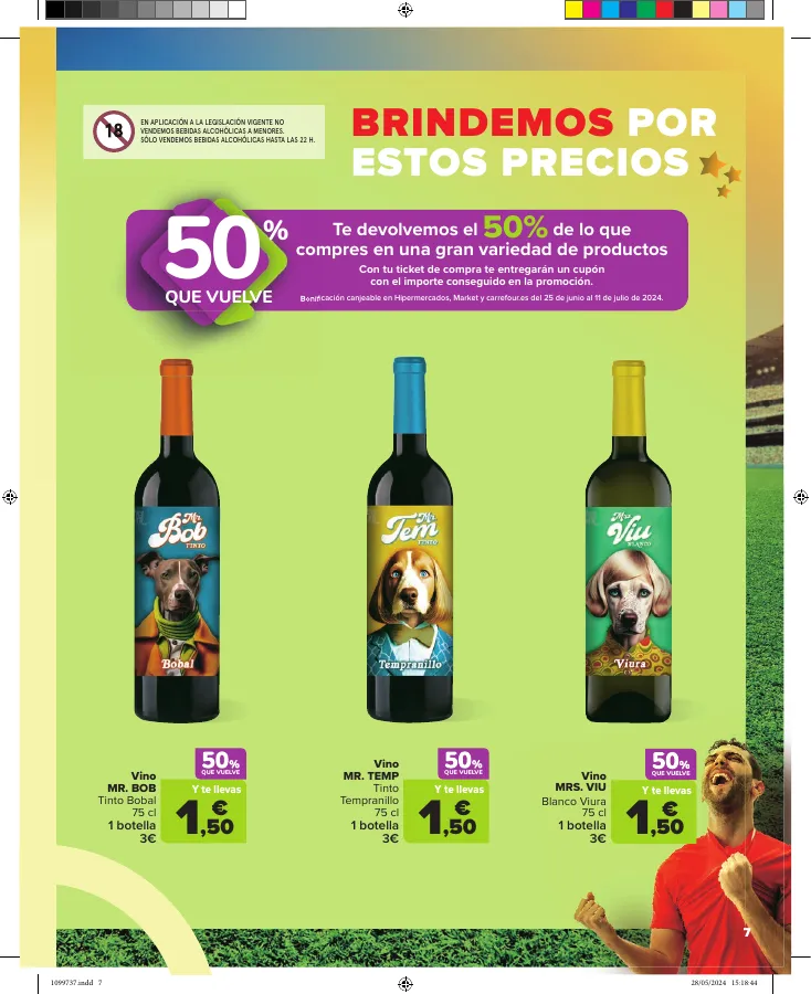 Número de página 7 del folleto promocional de la tienda Carrefour - la emocion se vive aqui - fecha de vigencia: desde07.06 bis 24.06