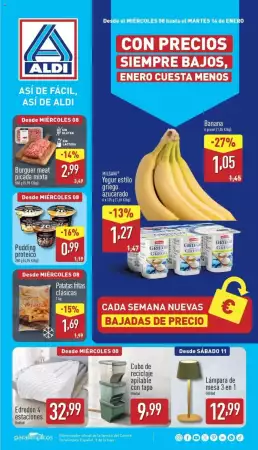 Con precios siempre bajos ene - Aldi Gazetka promocyjna - W tym tygodniu - oferta 