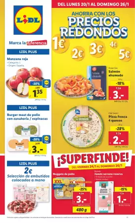 Ahorra con los precios redond - Lidl Gazetka promocyjna - W tym tygodniu - oferta 