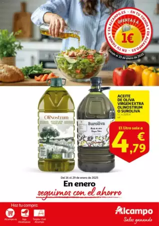 En enero seguimos con el ahor - alcampo Gazetka promocyjna - W tym tygodniu - oferta 